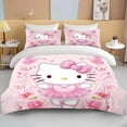 10 Sizes Hello Kitty Bedding Set Cartoon Sanrio Sizes Bed Set King Size