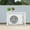 White, variant on ToppiJoy 100*50*70cm Air Conditioner Fence Screen Outdoor Privacy Screen Trash Can Fence Panels for Outside Trash Can Pool Equipment Enclosure Panels (White)