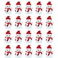 thumbnail image 1 of ColoMX 50pcs Tabletop Resin Compact Snowman Manje de nieve Decoración de muñecas de nieve Mini Mande de nieve Adorno, 1 of 7