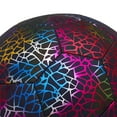 thumbnail image 3 of Balón de fútbol reflectante que  Fútbol luminoso holográfico suave resistente al desgaste Tocón de árbol tamaño 5 shamjiam  Balón de fútbol, 3 of 7