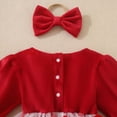 thumbnail image 4 of TAmten Preemie Baby Girl Clothes Ruffled Sleeveless Romper Floral Dreesy Bodysuit Heaedband 2pcs Baby Girl Summer Clothes(Red,6-12 Months), 4 of 9