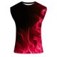 thumbnail image 3 of Hombres Moda Casual Impresión Suéter Cuello Redondo Deportes sin Mangas Tanque, 3 of 5