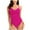 00 # Hot Pink, variant on REORIAFEE One Piece Swimsuit for Women Bathing Suit Sexy Monokini Cute Bathing Suits Padded Without Underwire Bikini Deep V One Piece Swimsuit Khaki XL