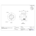 thumbnail image 4 of 1/2 in to 1-5/8 in Quick Detachable Bushed Bore 3 Groove V-Belt Pulley 3.95 in OD, 4 of 4