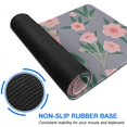 thumbnail image 6 of Long Mouse Pads for Desk,Pioneer Flower Floral Print Pattern Desk Mats on Top Of Desks, Desk Mouse Pad Extra Large with 3mm Non-Slip Base and Stitched Edge for Gaming,Office,Work,Home 47.3"x23.6", 6 of 6