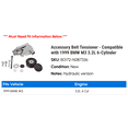 thumbnail image 2 of Accessory Belt Tensioner - Compatible with 1999 BMW M3 3.2L 6-Cylinder, 2 of 2