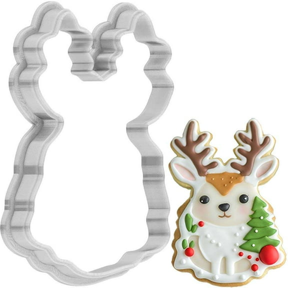 Deer Cookie Cutter 4 Inch Made in USA by WONDERTORY
