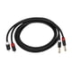 thumbnail image 5 of Cable A TRS, 1/4 De Pulgada Dual A Cable TRS Dual Conector Chapado En Oro Para Amplificador De Potencia, 5 of 7