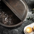 thumbnail image 2 of 16'' Handcrafted Dark Copper Pedicure Bowl - Hammered Ayurvedic Foot Soak Tub with Removable Footrest for Spa & Home, 2 of 4