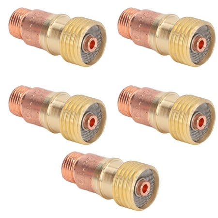 

Gas Len Connector Brass Copper Gas Lens Collet Body Durable For WP-17 18 26 TIG Welding Torch