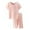 Pink, variant on QUOTAY Toddler Pajamas for Baby Boys and Girls 2Pcs Short Sleeve Shirt and Shorts Pajamas Set Cool Sleepwear Jammies Blue,2-3 Years