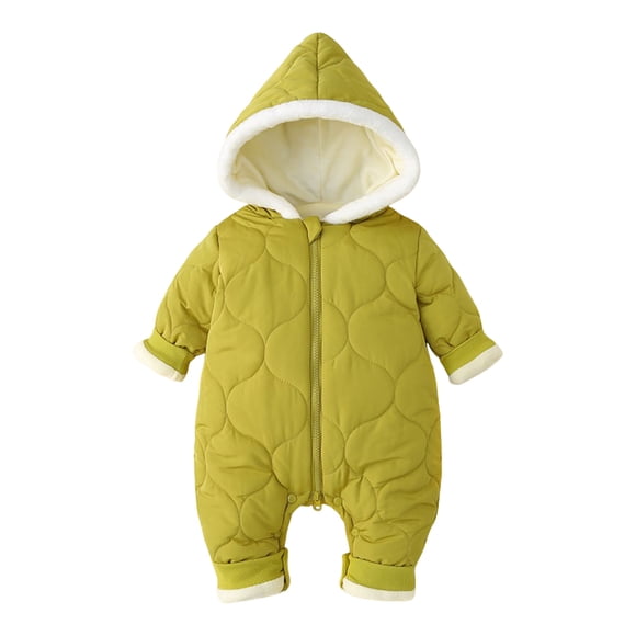 Yammkia Snowsuit Toddler Toddler Snow Suit Baby Snowsuit Girls Infant Boy Winter Coat Puffer Clohtes 12 18 Months (Green,12-18 Months)