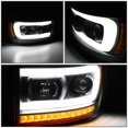 thumbnail image 3 of DNA Motoring For 06-09 Dodge Ram LED DRL Sequential Signal Projector Headlight Lamps Pair Black Amber, 3 of 6