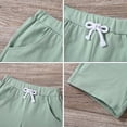 thumbnail image 2 of CARETOO Toddler Kids Boy Clothes Set Summer Beach Outfit Cotton Fabric Casual T-Shirt Shorts 2Pcs, 2 of 8
