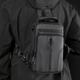 thumbnail image 4 of Nuevo bolso de pecho multifuncional para hombre, bolso de hombro de nailon, Mochila pequeña de tela espacial impermeable, 4 of 5