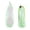 Green, variant on Satin Ballet Slipper Pencil Case Cosmetic Storage Pouch Zipper Closure Soft Lining Flat Shoe Shape Design