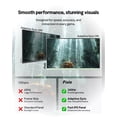 thumbnail image 7 of Pixio PX249 Wave Mint Green 24 inch 240Hz Refresh Rate FHD 1080p Resolution Fast IPS Panel 1ms GTG Response Time Built-in Speakers Gaming Monitor with Adaptive Sync, 7 of 7