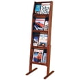 thumbnail image 2 of Wooden Mallet Slope? 12 Pocket Standing Literature Display, 2 of 3