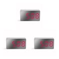 thumbnail image 4 of Advancent Reloj digital LED Pantalla de escritorio Alarma portátil Relojes electrónicos Rojo Type1 NO1, 4 of 6