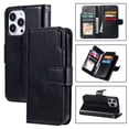 thumbnail image 2 of ETFAST Wallet Flip Leather Case For iPhone 15 Pro Max 15Plus 14 Pro Max 13 Pro Max 12 Pro Max 11 X XR XS Max 8 7 6 Plus SE Phone Case, 2 of 11
