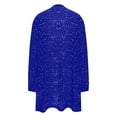 thumbnail image 6 of FAHXNVB Women Sequin Open Front Cardigans Long Sleeve Longline Summer Cardigans Loose Fit Lightweight Party Evening Blazers, 6 of 8