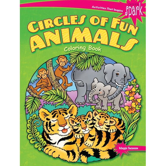 Dover Animal Coloring Books Spark Circles of Fun Animals Coloring Book, (Paperback)