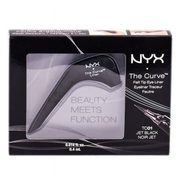 NYX Curve Felt Tip Eye Liner - Color : TC01 JET BLACK