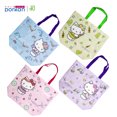 thumbnail image 1 of Bolsa de gatito con logotipo personalizado, bolsa de compras de tela tejida de PP reutilizable, bolsa de playa promocional de rPET reciclado, patrón de dibujos animados, 1 of 4