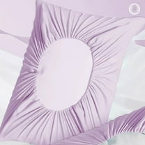 Kumdkd Disposable Pillow Case Cover for Travel Hotel, 2 PCS, Pillows Covers, Pillowcase, Solid color , Standard Size Sheets (Purple)