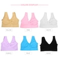 thumbnail image 3 of WEUVEB 6Ud Sujetadores Deportivos Sin Costuras Para Mujer Con Tela Transpirable Para Fitness, 3 of 6