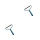 thumbnail image 3 of Injueey Eliminador de pelusas de metal Reemplazo Ergonómico Antideslizante Lavable Antióxido Cama para el hogar Cepillo para el cabello para Azul 2piezas, 3 of 4