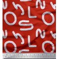 thumbnail image 1 of Soimoi Poly Georgette Fabric Alphabets,Waves & Fish Artistic Decor Fabric Printed Yard 42 Inch Wide, 1 of 1