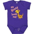 thumbnail image 3 of Inktastic My Nonna Loves Me Cute Giraffe Boys or Girls Baby Bodysuit, 3 of 5
