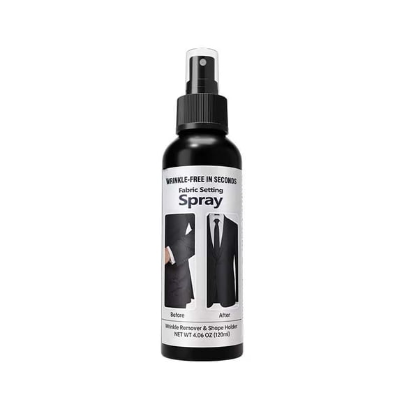 Fabric Wrinkle Release Spray 120Ml Wrinkle Free Setting Spray For Suits Blends Wrinkle Remover For Use Plastic