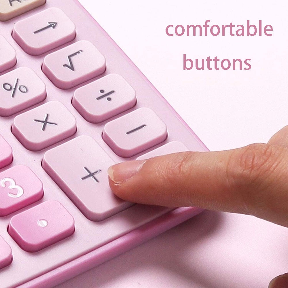 SagaSave Desktop Calculator with 12 Digits Large LCD Display for Office School Adults and Students