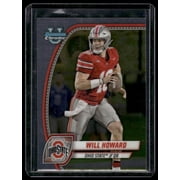 2024 Bowman University Chrome Football Card #182 Will Howard Ohio State Buckeyes