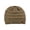 Taupe, variant on C.C BeanieTail Soft Stretch Cable Knit Messy High Bun Ponytail Beanie Hat, Violet