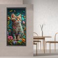thumbnail image 2 of 5D Bricolaje Taladro Diamante Pintura Gato Animal Kit Del Arte Artesanal, 2 of 9
