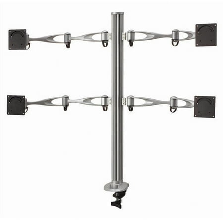 Cotytech Height Adjustable 4 Screen Monitor Desk Mount