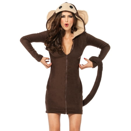 Leg Avenue Women's Plus Size Cozy Monkey Costume