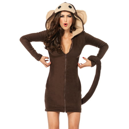 Leg Avenue Women's Plus Size Cozy Monkey Dress Costume