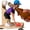 Purple & Blue, variant on GliJian Golf Swing Beer Buddy, Golf Themed Beer Bottle Opener, Portable Tabletop Design for Golfes Bar, 3D Printing Golfer Gifts for Golf&Beer Lover