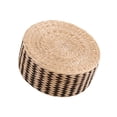 thumbnail image 1 of Decodeary Coussin de Sol Tatami Mat Paille Tissée Fait Main Coussin de Siège 45x20cm, 1 of 9