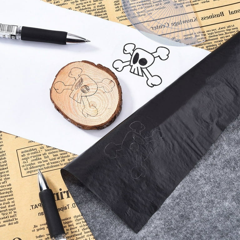 100Pcs Carbon Transfer Paper for Tracing Graphite Drawing Canvas Art Wood  BLACK/BLUE Sketch A4 8.27 X 11.81 Inch Copy Paper - AliExpress