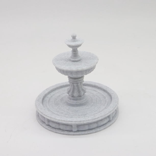 Fuente decorativa en miniatura para paisajismo, decoración de interiores y exteriores, modelo de escena, juguete, accesorio, adorno, 2,17 pulgadas