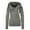 A-Light Gray234, variant on Bibifish Women's Jackets Long Sleeve Jackets With Irregular Zip Slim Fit Outdoor Zip Up Jacket Autumn Winter Warm Sports Hooded Jackets