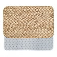 thumbnail image 1 of Floor Mat, Flannel Bathroom Mat, Soft Moisture Absorption Brown Living Room For Kitchen, 1 of 8