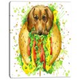 thumbnail image 2 of Funny Dog inside Sandwich - Contemporary Animal Art Canvas, 2 of 3