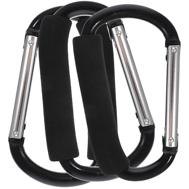 3pcs ganchos de cochecito para bebés ganchos de carretas de compras portabinetes portátiles de carriola convenientes perchas de cochecitos