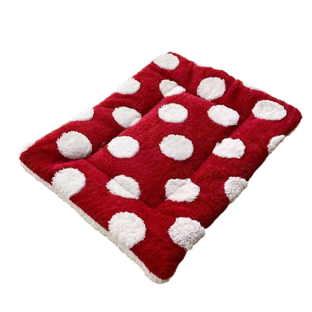 KYAIGUO Dog & Cat Bed for Small Medium Large Sized Dogs Dog Crate Kennel Mat Cat Bed with Print Pattern for Indoor Dog Crate Mat
